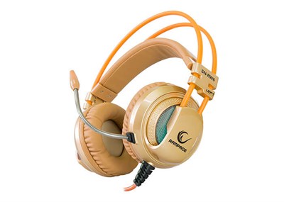 Mikrofon ve KulaklıklarRAMPAGERampage SN-RW6 Raptor Gümüş/Altın 7.1 Surround Sound Titresimli Gaming Mik. Kulaklık